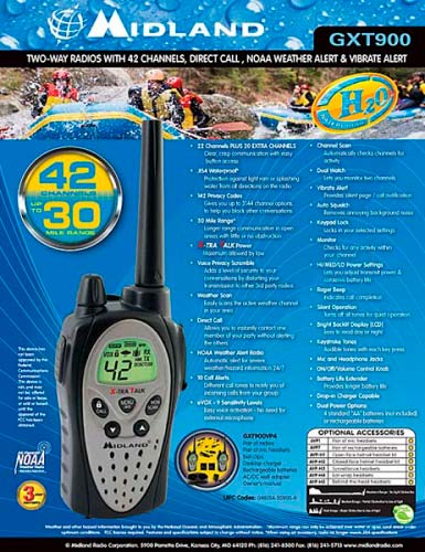 Комплект из двух раций Midland GXT-900 LPD фото 2