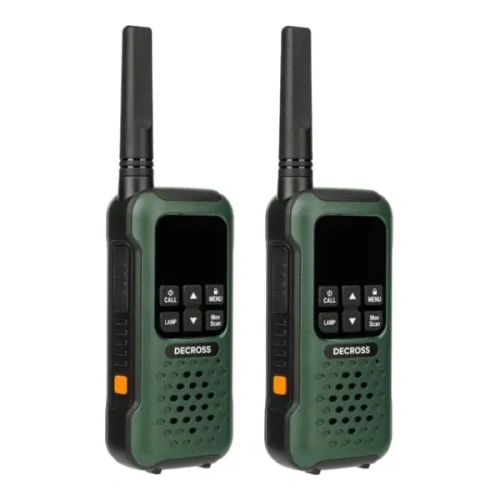 Комплект из двух радиостанций Decross DC93 Dark Green Twin EU фото 2