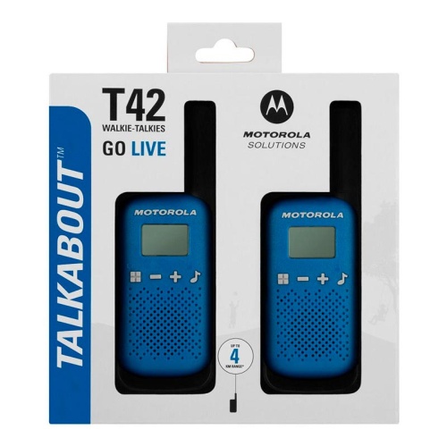 Комплект раций Motorola Talkabout T42 BLUE фото 3