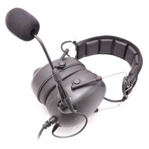 Шумозащищенная гарнитура Vostok HDH-12 Kenwood 2pin / Motorola 2pin