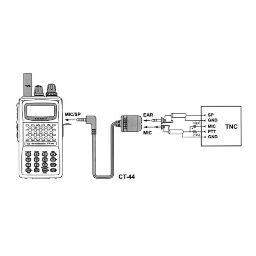 Гарнитурный адаптер Yaesu CT-44 фото 2