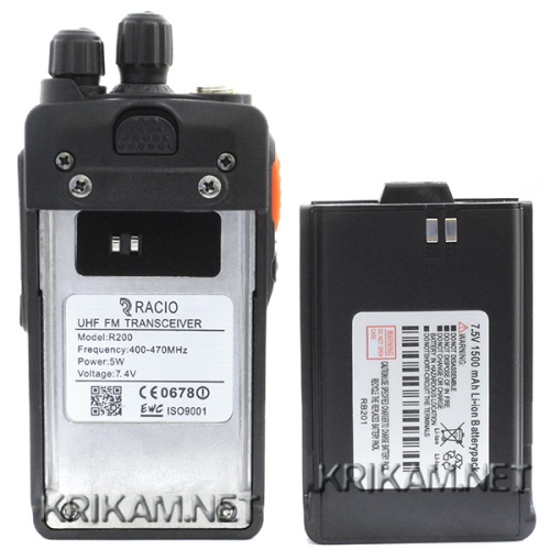 Портативная рация Racio R200 фото 2