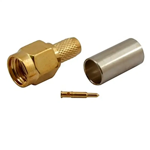 Разъём SMA-штекер Gold  RG-58 обжимной