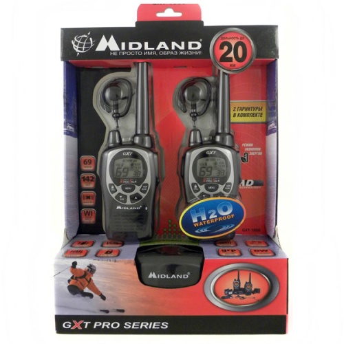 Комплект из двух раций Midland GXT-1000 фото 2