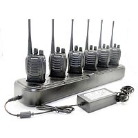 Комплект раций Baofeng BF-888S 6 шт + 6-ти позиционное з/у