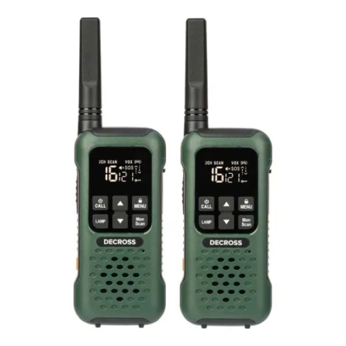 Комплект из двух радиостанций Decross DC93 Dark Green Twin EU