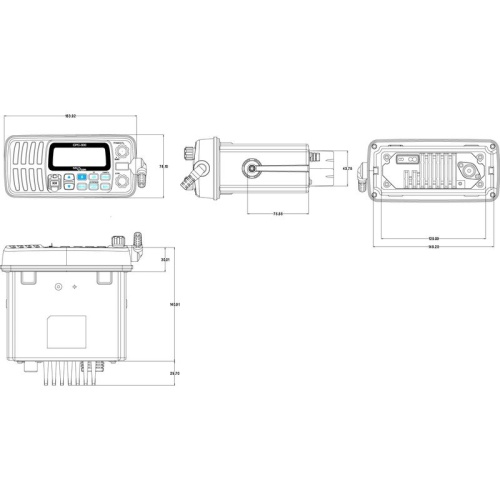 Радиостанция Navcom CPC-300 речного диапазона фото 2