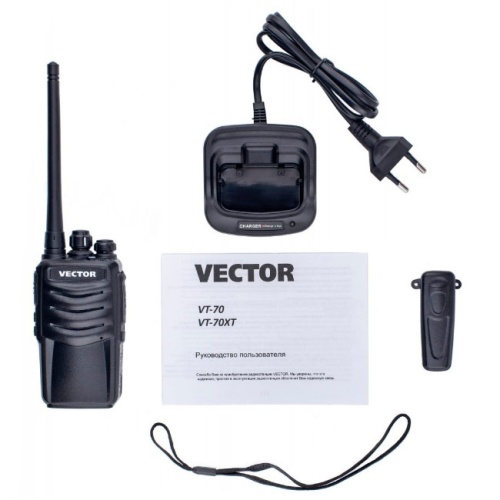 Портативная радиостанция Vector VT-70 XT фото 3