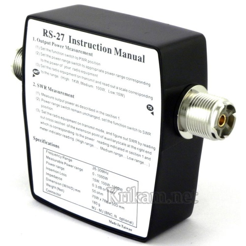 КСВ-метр Nissei RS-27 с измерителем мощности