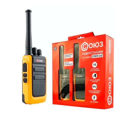 Комплект из 2-х оранжевых радиостанций СОЮЗ-1 фото 3