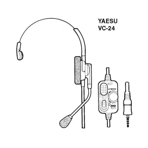 Гарнитура с оголовьем Yaesu VC-24 фото 2