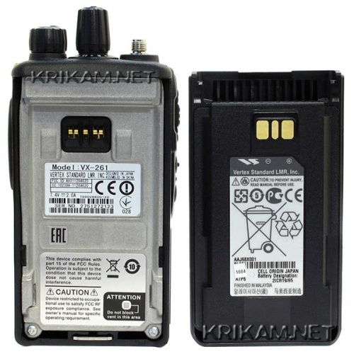 Рация Motorola VX-261 VHF Li-Ion 2300 фото 3