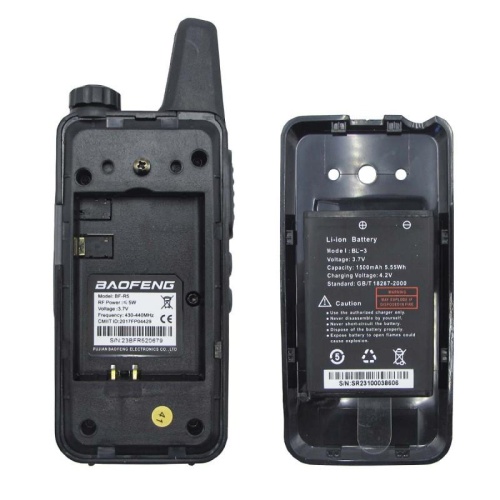 Портативная рация Baofeng BF-R5/T7 black фото 2