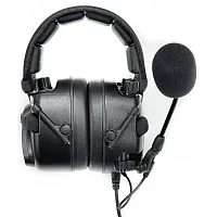 Шумозащитная гарнитура Vostok HDH-16 Kenwood 2pin / Motorola 2pin