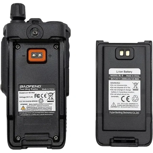 Портативная радиостанция Baofeng UV-9R PRO фото 4