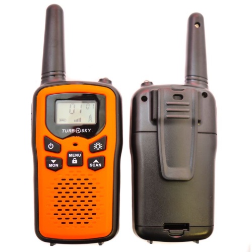 Комплект радиостанций из 2-х шт TurboSky T25 Orange фото 3